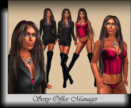 Second Life Marketplace - Sexy Office Manager (BOXED)